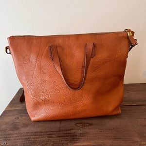 Madewell large zip transport bag